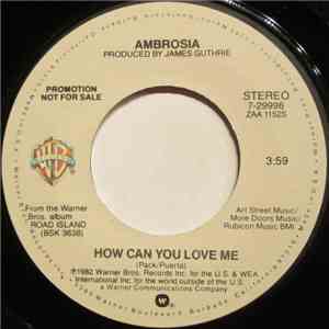 Ambrosia  - How Can You Love Me download mp3 flac