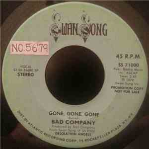 Bad Company  - Gone, Gone, Gone download mp3 flac