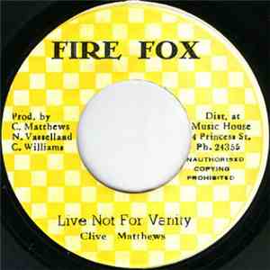 Clive Matthews - Live Not For Vanity download mp3 flac