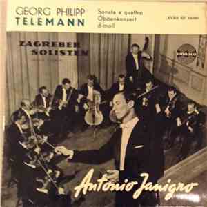 Georg Philipp Telemann - Antonio Janigro, Zagreber Solisten - Sonata A Quattro / Oboenkonzert D-Moll download mp3 flac