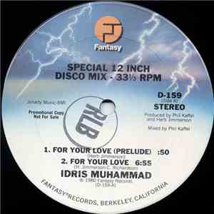Idris Muhammad - For Your Love download mp3 flac