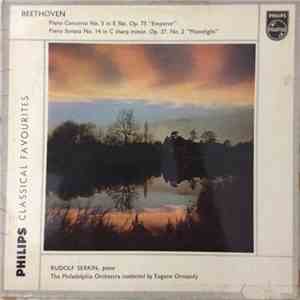 Ludwig van Beethoven, Rudolf Serkin, Eugene Ormandy, The Philadelphia Orchestra - Beethoven: “Emperor” Concerto & “Moonlight” Sonata - Serkin download mp3 flac