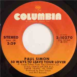 Paul Simon - 50 Ways To Leave Your Lover / Some Folks Lives Roll Easy download mp3 flac