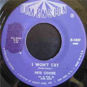 Pete Cooke - I Won't Cry / Little Darlin' download free