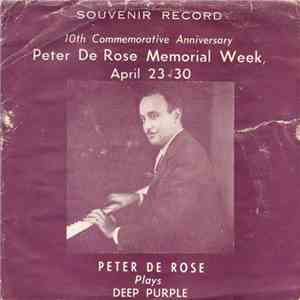 Peter De Rose - Plays Deep Purple download mp3 flac