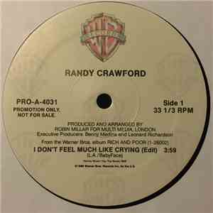 Randy Crawford - I Don't Feel Much Like Crying download mp3 flac