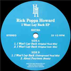 Rick Poppa Howard - I Won't Lay Back EP download mp3 flac