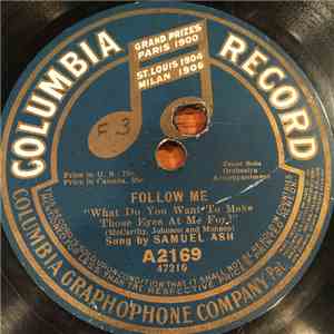 Samuel Ash / Al Jolson - Follow Me / Pray For Sunshine (But Always Be Prepared For Rain) download mp3 flac